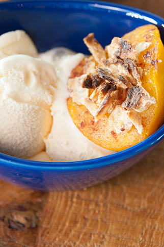 Riceworks Broiled Peaches