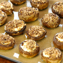 Stuffed Mushroom Caps