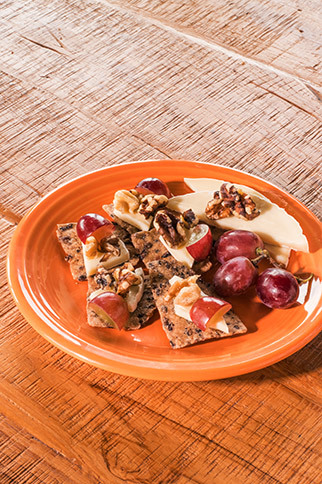 Brie, Red Grapes & Walnut