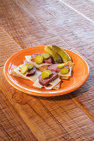 Summer Sausage, Swiss, Mustard & Pickle